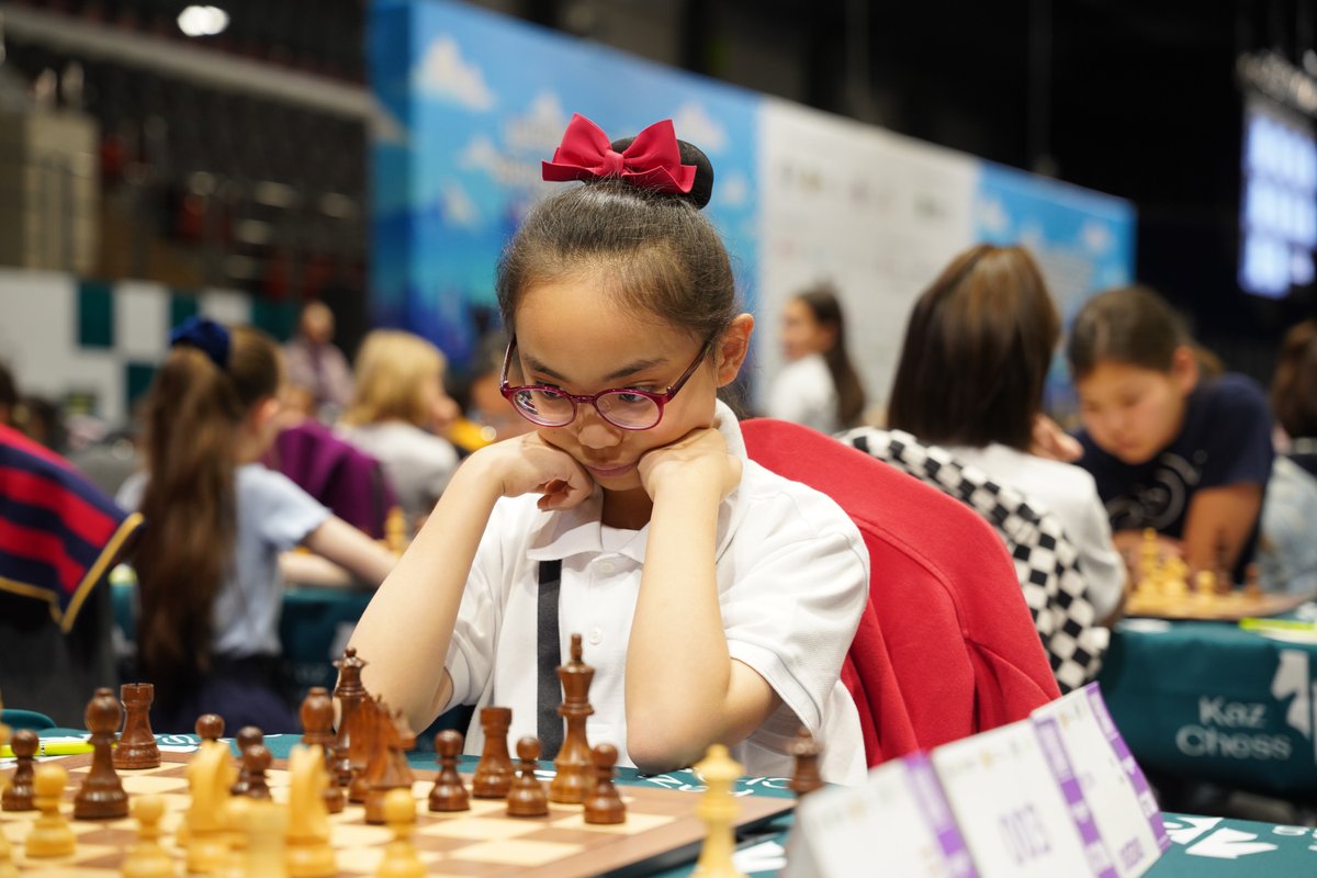 🔥♟️ Round 7 at the FIDE World Cadet Chess Championship 2025 in 🇰🇿 Almaty is complete — and two players are still unstoppable with a perfect 7/7! 👏

✨ Shoutout to 🇰🇿 Alisha Bissaliyeva (Girls U8) and 🇲🇳 Chinzorig Nandinjiguur (Girls U10) for their flawless runs so far!

Here
