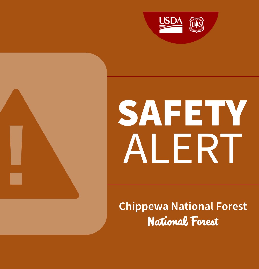 As the calendar turns and hunting season begins a reminder to wear your bright orange when exploring the #ChippewaNF.
Safety on the trails: fs.usda.gov/.../hunting-fi…