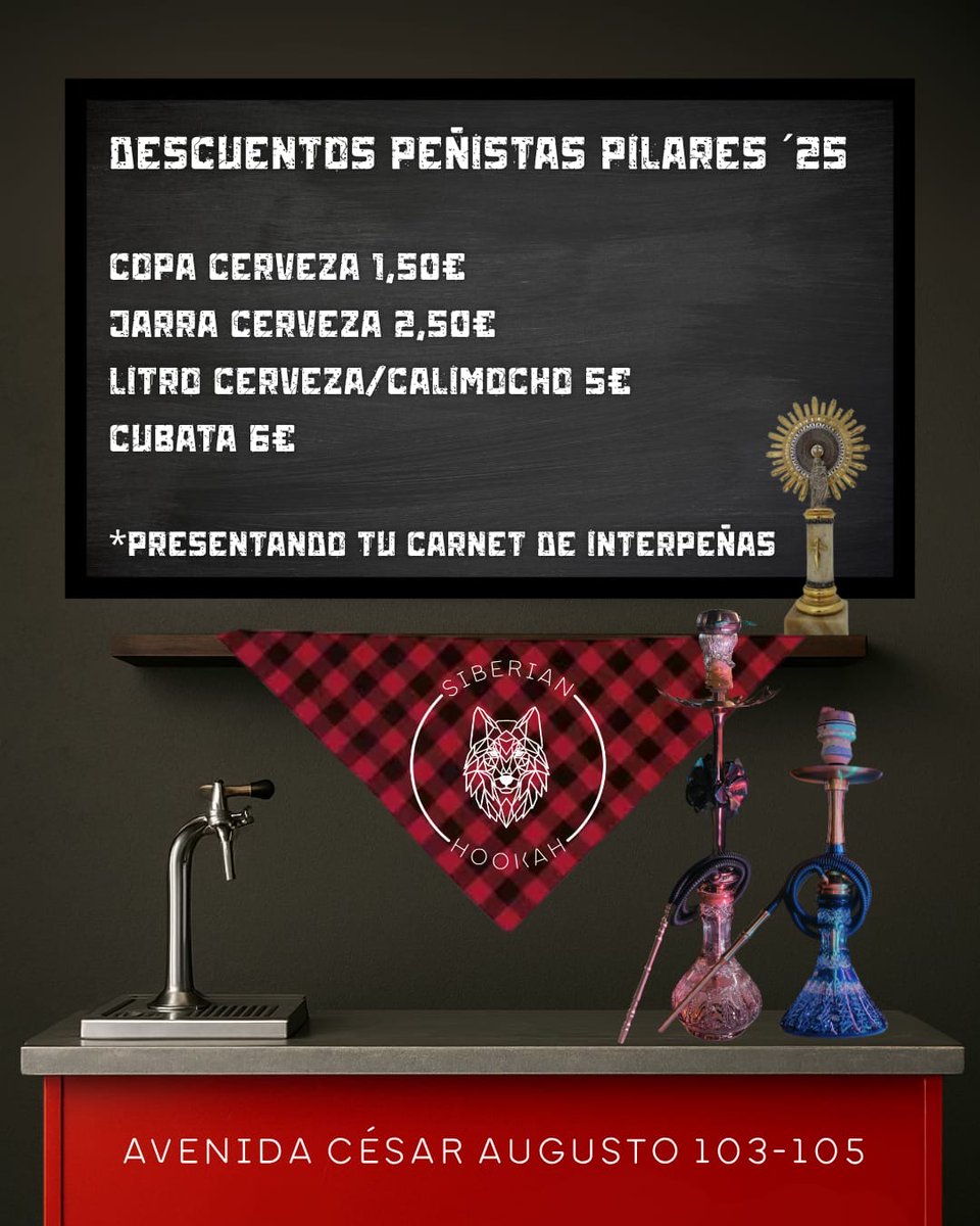 #pilar25
#Descuentosinterpeñas 

#peñaszaragoza #interzgz #iz25 #interpeñas #zaragoza