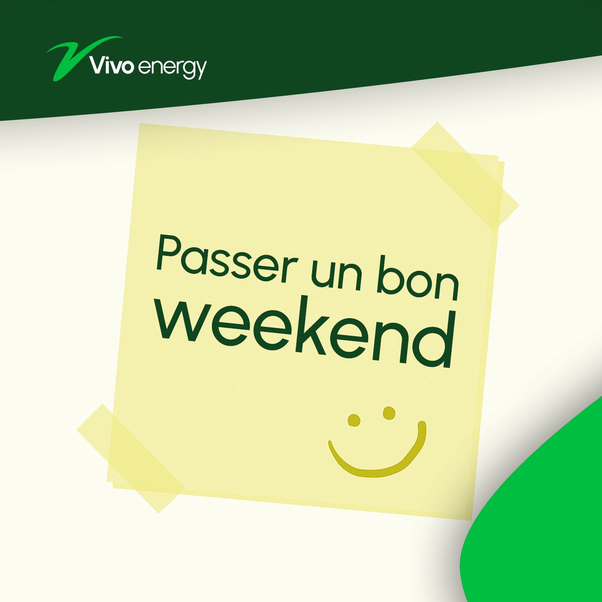 🎉😎 Avis à tous : le week-end est officiellement ouvert !

#VivoEnergyGuinée #Humour #Relax