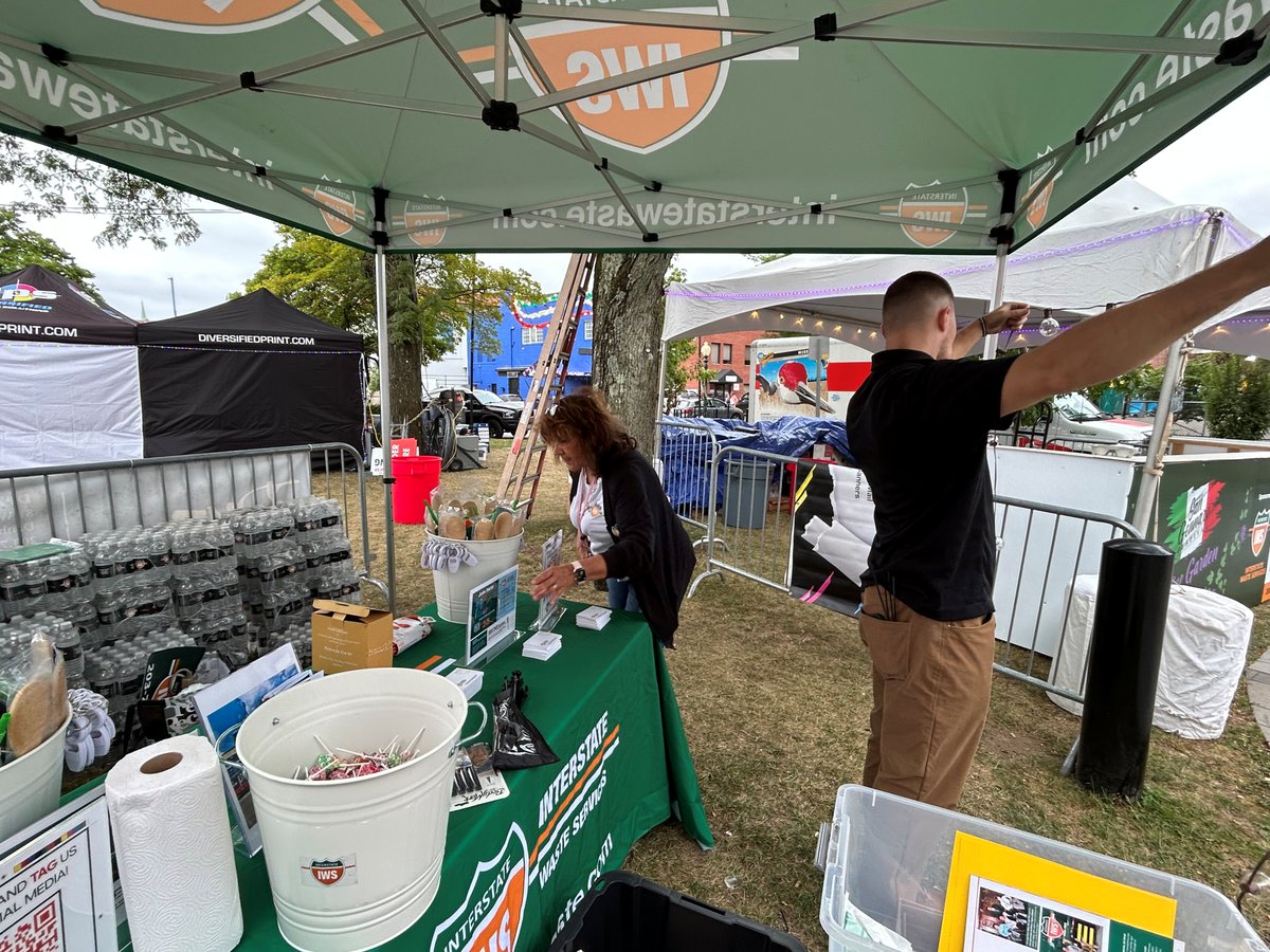 The San Gennaro festival in Danbury was a huge success, and we were thankful to be a part of the fun for another year! Thanks to all who stopped by to say hello! 🇮🇹 
#InterstateWaste #InterstateWasteServices #SanGennaro #Danbury #Connecticut #ItalianFestival #ItalianAmerican