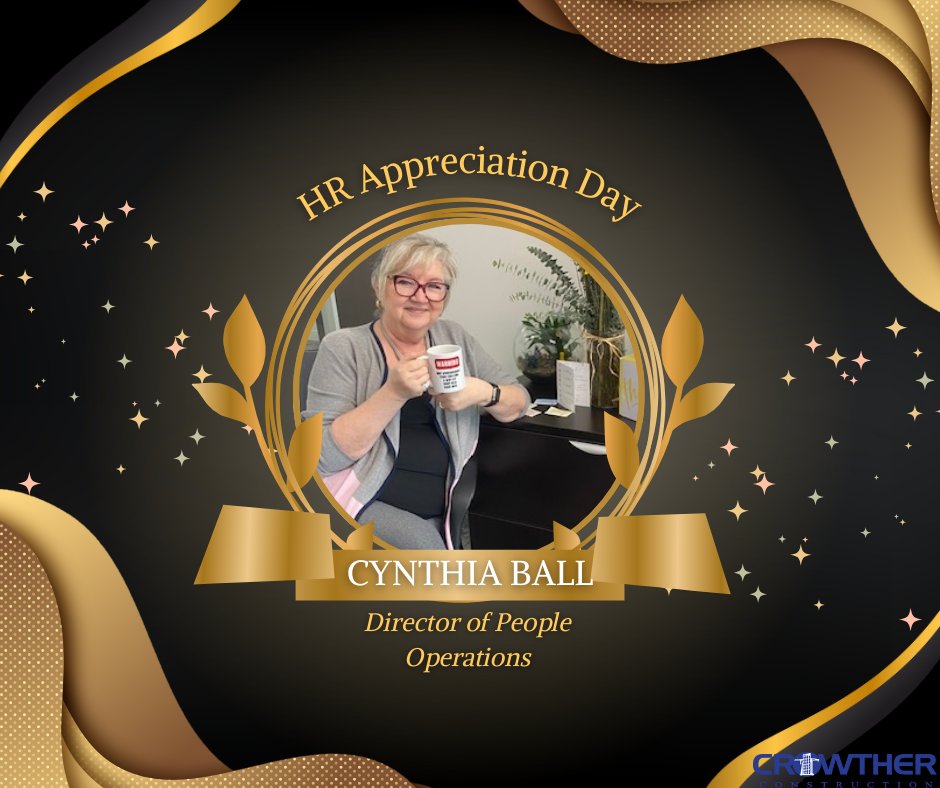 Today we celebrate Cynthia Ball, our Director of People Operations! Thank you for your leadership and care for our team. We appreciate all you do! #HRAppreciationDay Check us out👉thecrowthergroup.com