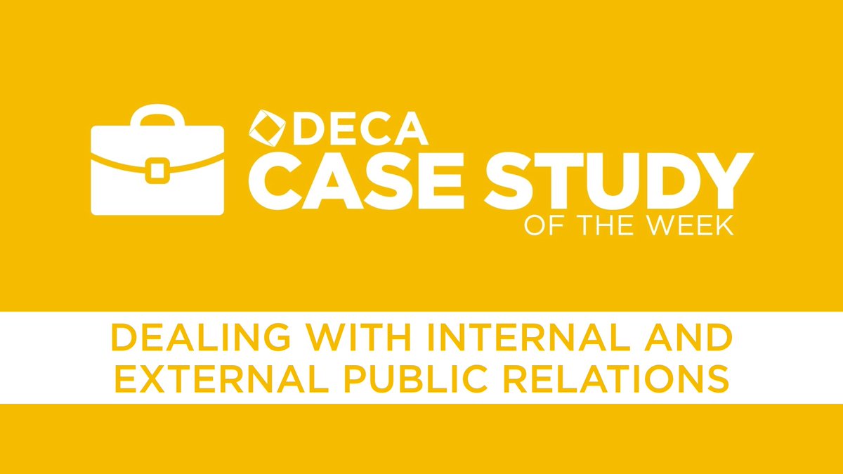 Step into the role of the director of PR for Gemini Products. The president wants you to create a company statement in response to public backlash over a company event and determine how to communicate to reporters. 
🔗 Read more at decadirect.org/articles/case-…