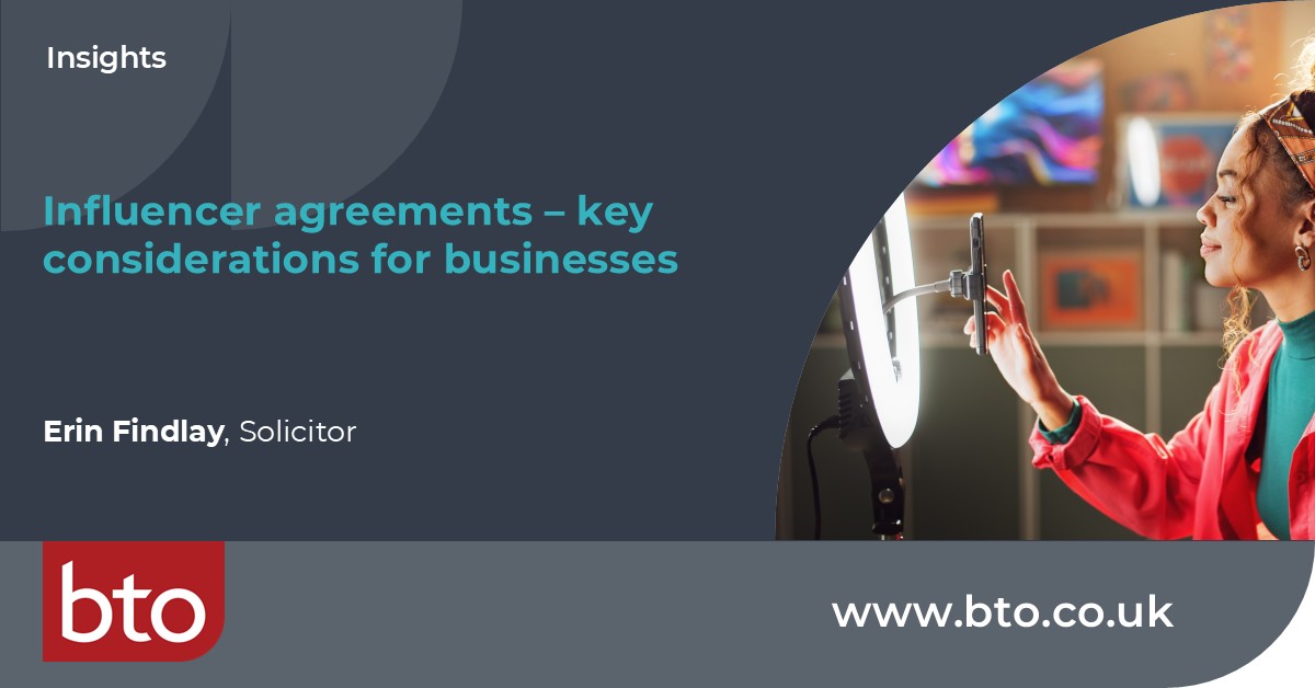 📈 UK #influencermarketing hit $2.36B in 2024 &amp; is set to soar past $24B by 2033. But before signing an Influencer Agreement, businesses must know the key legal &amp; commercial considerations. Read more: bto.co.uk/blog/influence… #corporate