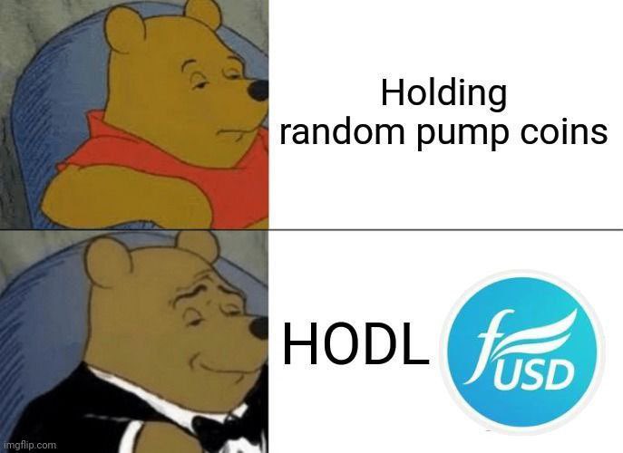 Everyone else: “I’ll just park my yield on USDT/USDC and hope for the best.”
Me: Stop it. Get some $fUSD.

Because stability &gt; stress, every time.
@FreedomDollar5 offers a protocol-based, censorship-resistant asset designed to stay near $1 and respect your freedom.

Hold smarter,