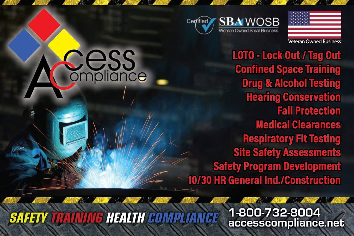 We are here to help with all your workplace safety, training, health and compliance needs!

Call us at 518-782-2200 or email info@acceesscompliance.net