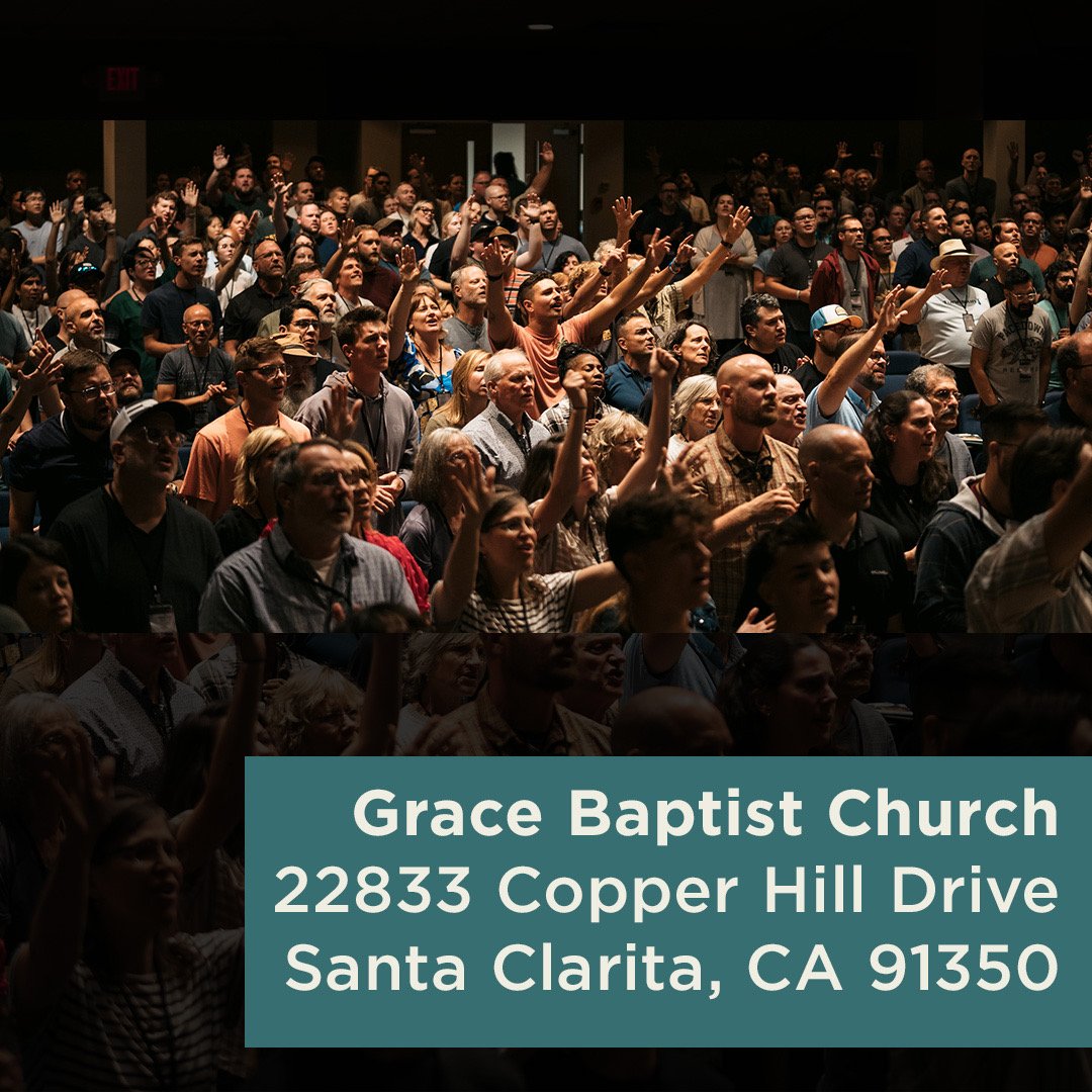 Join us for this free event we've titled 𝐆𝐚𝐭𝐡𝐞𝐫𝐢𝐧𝐠 𝐀𝐫𝐨𝐮𝐧𝐝 𝐭𝐡𝐞 𝐆𝐨𝐬𝐩𝐞𝐥 with Sovereign Grace Music at Grace Baptist Church in Santa Clarita, CA next Thursday, October 2nd 

Click Here for more info: vist.ly/48ag8