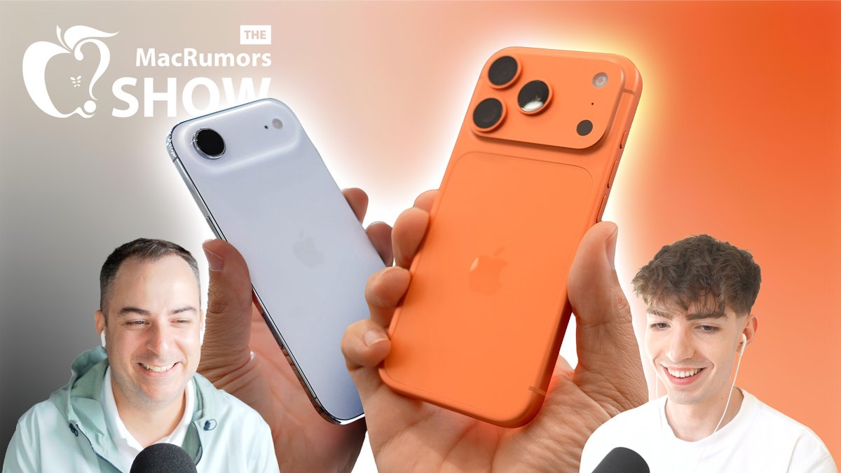 MacRumors.com (@macrumors) on Twitter photo The <a href="/MacRumorsShow/">The MacRumors Show 🎙️</a>: iPhone Air and 17 Pro First Impressions macrumors.com/2025/09/26/the… The <a href="/MacRumorsShow/">The MacRumors Show 🎙️</a>: iPhone Air and 17 Pro First Impressions macrumors.com/2025/09/26/the…