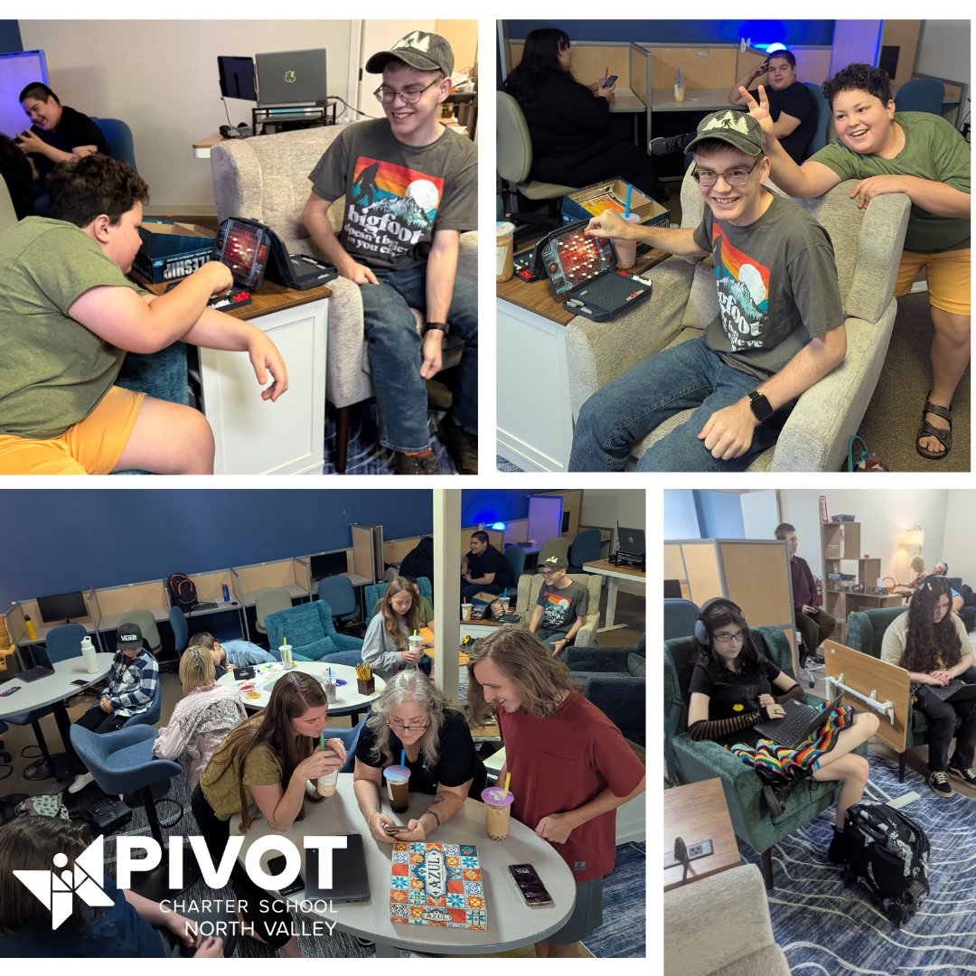 PivotNValley's tweet image. Welcome Week at Pivot North Valley is in full swing! 🎉 We're so excited to have our students back on site and ready for an incredible school year ahead. Here's to learning, connection, and growth! 💙 

#PivotNorthValley #WelcomeWeek #BackOnCampus #PivotProud