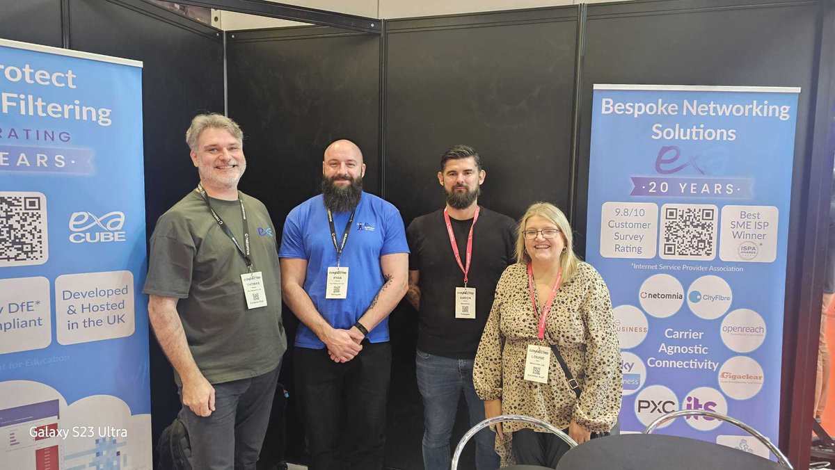 Amazing to see the innovation shaping the future at Connected Britain.
A big thank you to everyone who stopped by to see Ryan and Thomas, we loved hearing your thoughts and the positive feedback on our new product, ExaCube.
Exciting things ahead!