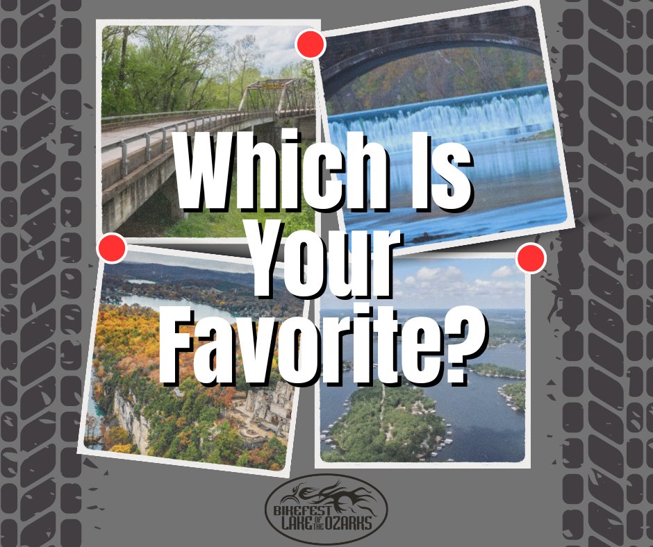 𝗪𝗲 𝘄𝗮𝗻𝘁 𝘁𝗼 𝗵𝗲𝗮𝗿 𝗳𝗿𝗼𝗺 𝘆𝗼𝘂!
Which Bikefest #mappedride is your favorite?
- Boone's Lick State Historic Site Ride
- The 'Ozark' Ride
- Osage River Loop
- Bridal Cave Ride
Comment below and tell us why—let the debate begin! 
#LakeBikefest2025 #BikerLife
