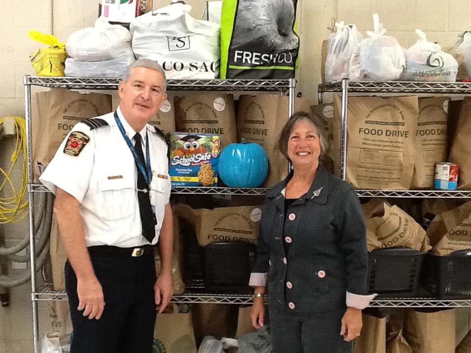 You could also ask your local #firedepartment if they are collecting for the #foodbank . 
#anaphylaxis #thanksgiving2025