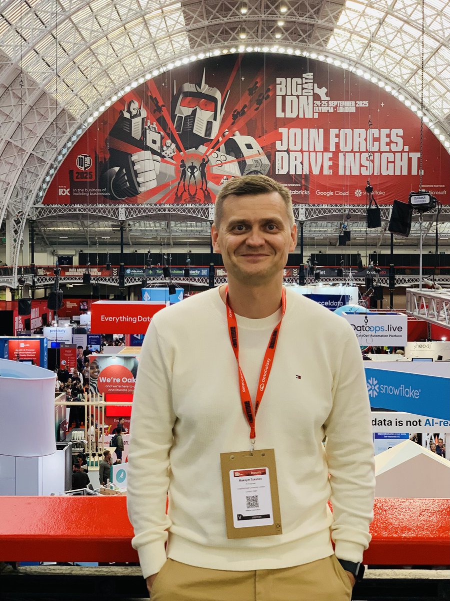 QuantDevMax's tweet image. Great couple of days at #BigDataLDN 2025 🚀

Amazing to connect with friends, meet new people &amp;amp; see how the data community is pushing boundaries in AI &amp;amp; analytics.

Shoutout to teams at Google Cloud, Databricks, Striim, Monte Carlo, Kestra, 7Dxperts, 🙌

#AI #DataScience #LLMs