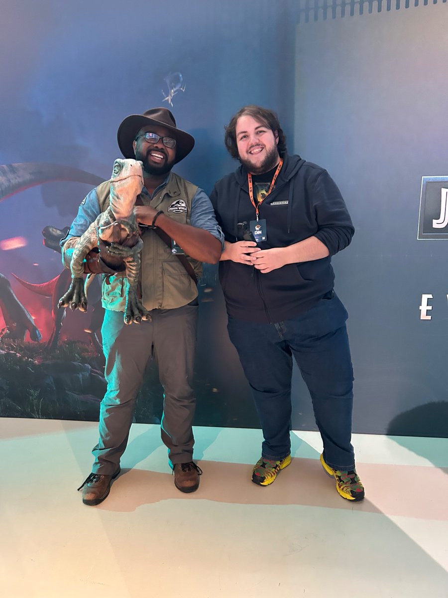Huge shout out to the Frontier team and Raphael the Raptor Handler for a fantastic preview event!!! 

Can’t wait to share more from this event with you - it was something special.

#JurassicWorldEvolution3 #JurassicWorldRebirth #JurassicWorld