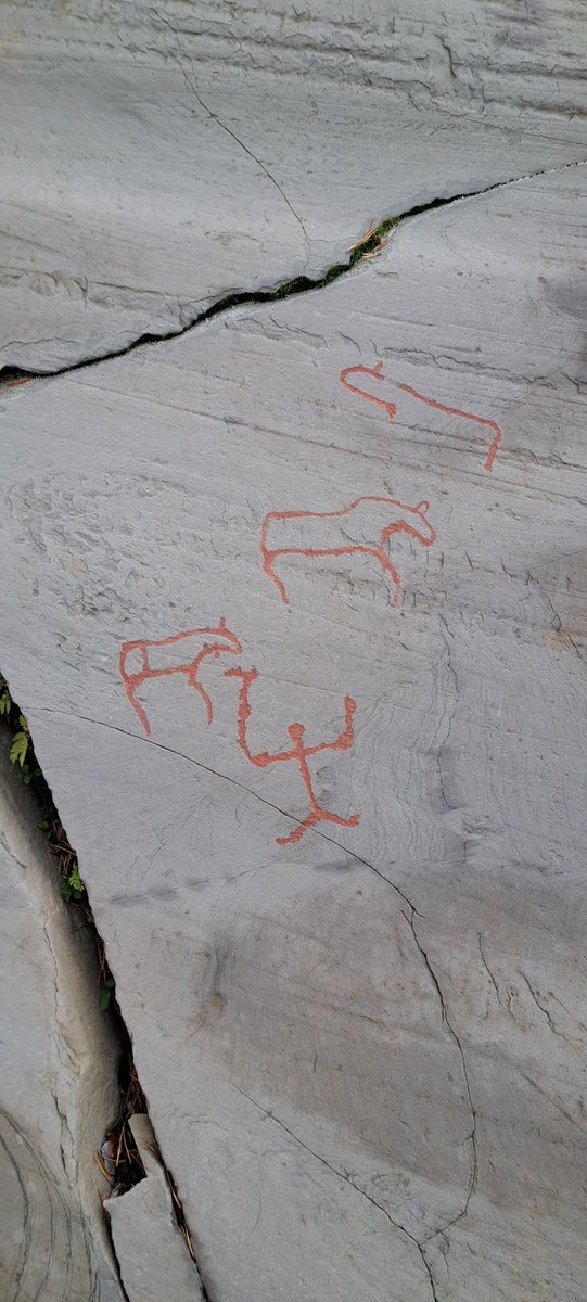 Today the rock art site of Alta, way up north in Norway!