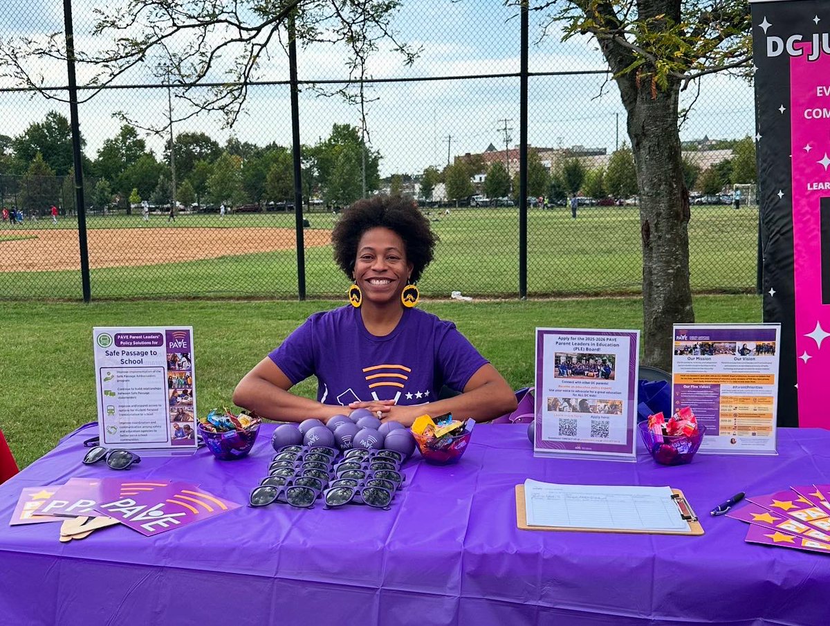 👀 Have you spotted the #PurpleWave out in the community recently? In just the past week, PAVE Parent Leaders were at:
💜 McKinley Tech's Back-to-School Night
💜 <a href="/LEARNCharters/">LEARN Charter School Network</a> 's Caretakers Corner
💜 <a href="/CMCharlesAllen/">CM Allen's Team</a> 's Ward 6 Neighborhood Office Hours
💜 <a href="/CMZParker5/">Councilmember Zachary Parker</a> 's Ward 5