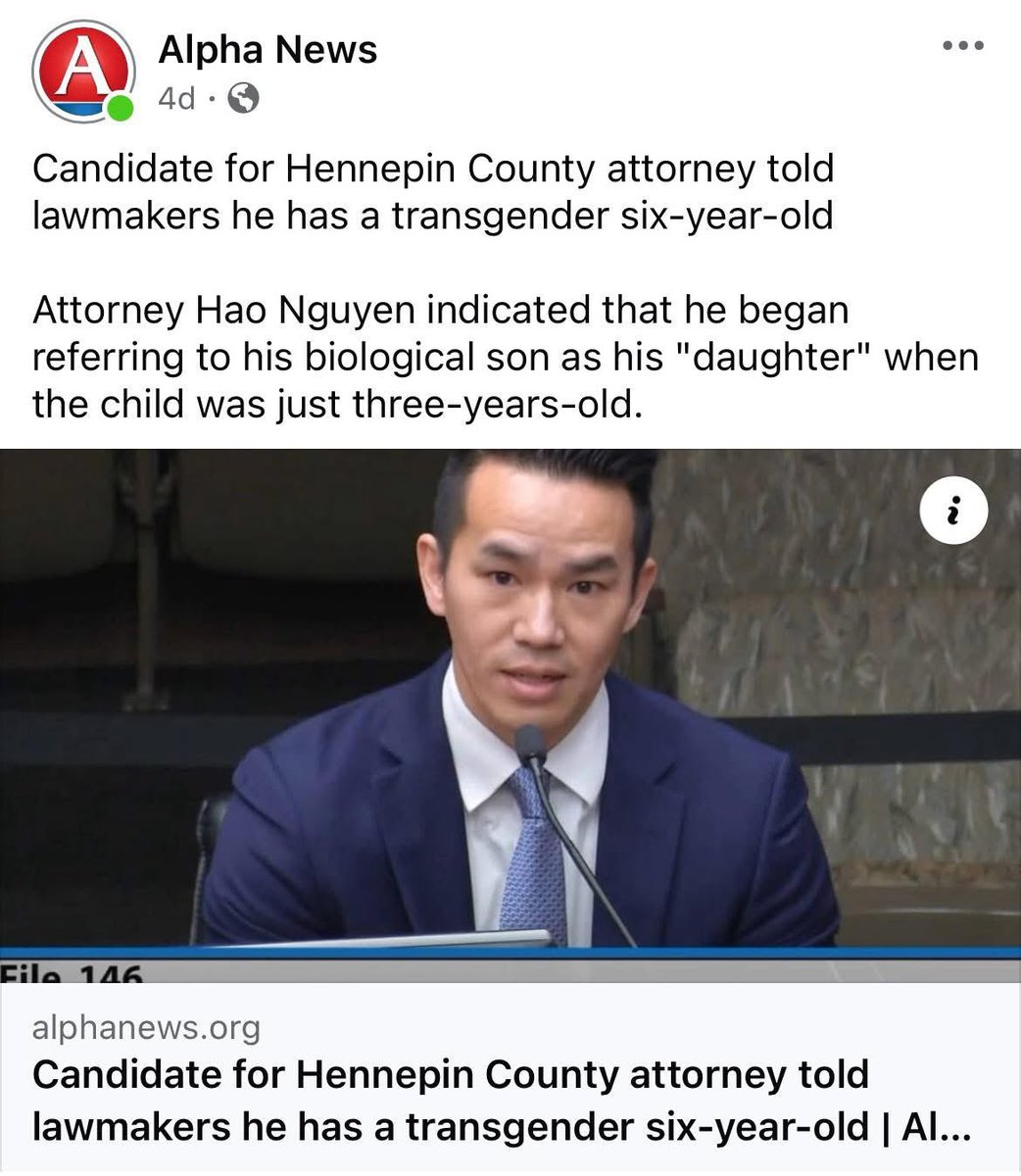 A mentally ill man is running to be the next Hennepin County attorney.

This IS child abuse!