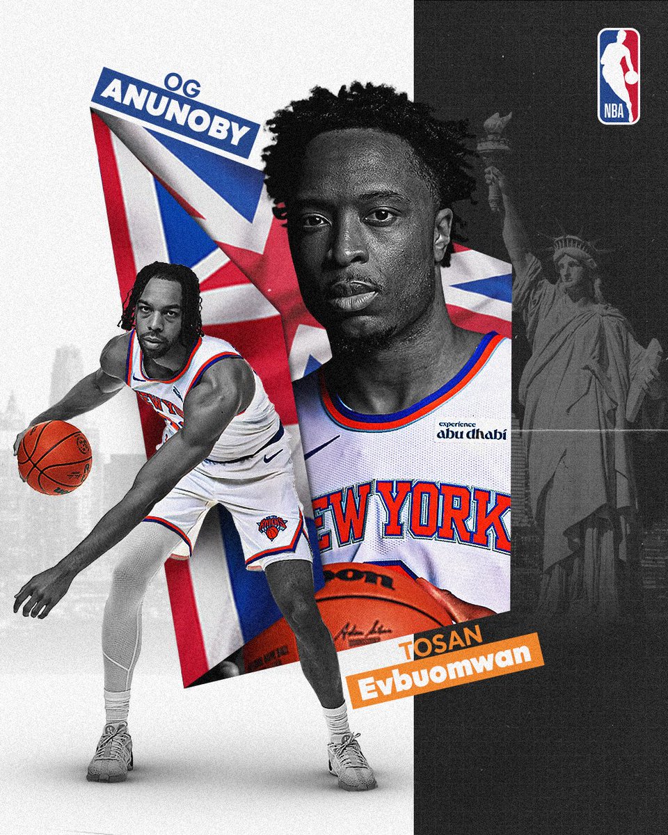 The British Wave hits New York City 🇬🇧

OG Anunoby x Tosan Evbuomwan