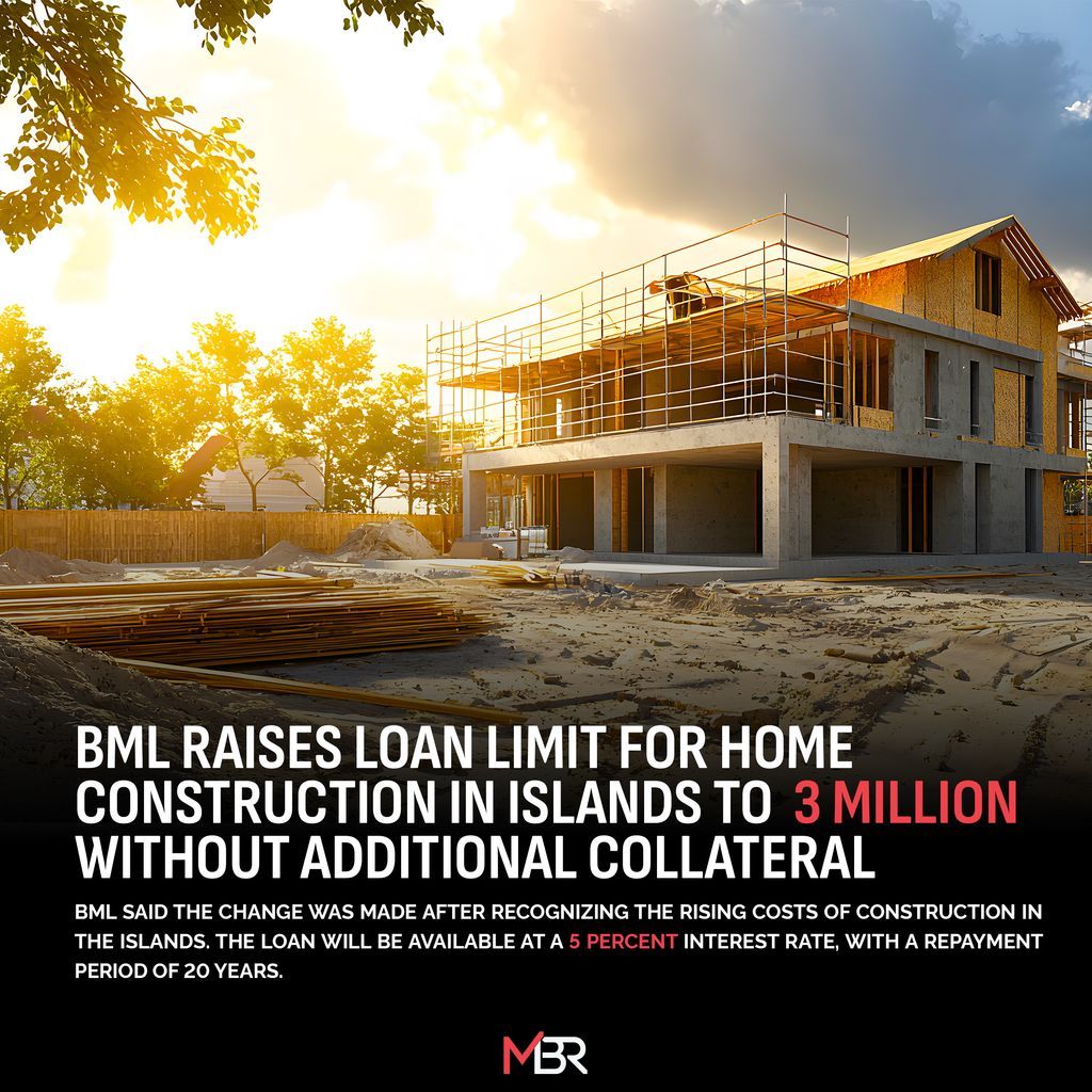 BML Raises Loan Limit for Home Construction in Islands to MVR 3 Million Without Additional Collateral

Read more: mbr.mv/14067