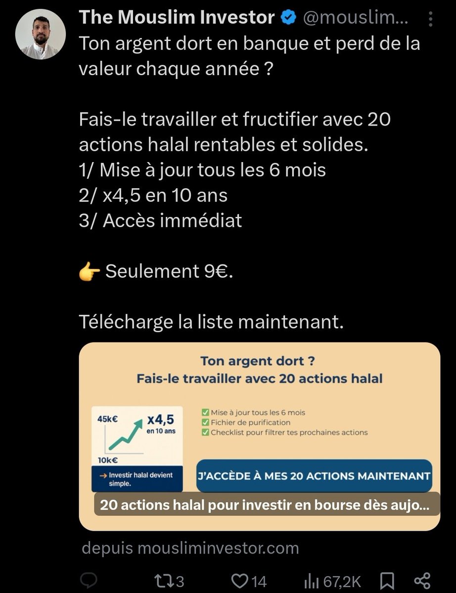 Des actions halal ??