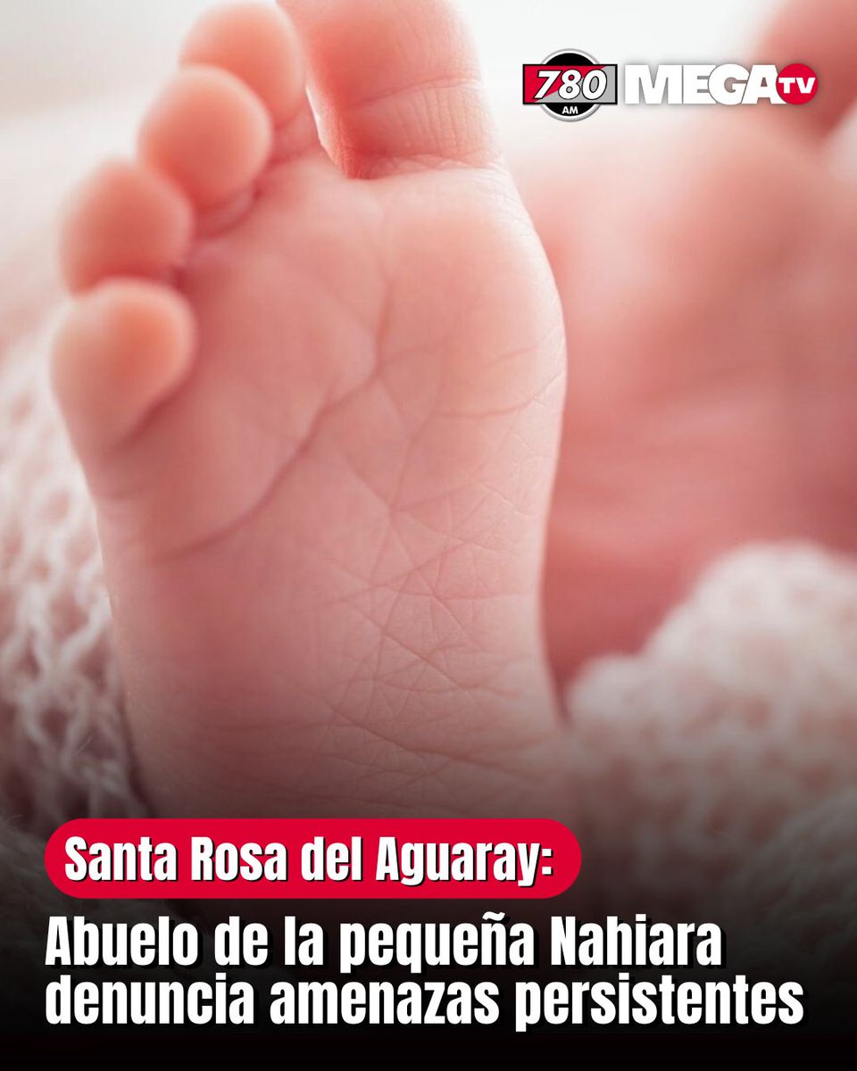 780AM's tweet photo. ABUELO DE LA PEQUEÑA NAHIARA DENUNCIA AMENAZAS PERSISTENTES EN SANTA ROSA DEL AGUARAY

Ismildo Godoy, abuelo de la pequeña Nahiara, cuya madre adolescente de 13 años falleció tras dar a luz en Santa Rosa del Aguaray, denunció que continúa recibiendo amenazas por parte del padre del joven acusado de abusar de la menor. El sospechoso, de 20 años, se encuentra actualmente detenido en la cárcel de Concepción.

Godoy aclaró que las amenazas no llegan directamente por teléfono, sino que son transmitidas a través de terceros. “Yo sigo haciendo mi trabajo de reciclador, pero le conté a mi abogado sobre esas amenazas”, afirmó.

Más detalles en https://t.co/jY6PtuKWfB

#780AM @Megatv_py