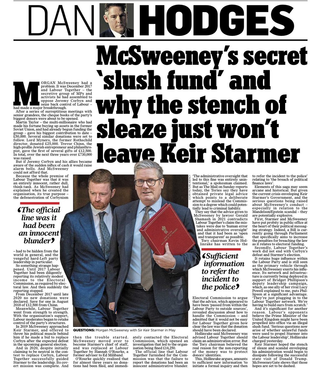 <a href="/10DowningStreet/">UK Prime Minister</a> <a href="/darrenpjones/">Darren Jones MP</a> It's all a distraction from important stuff