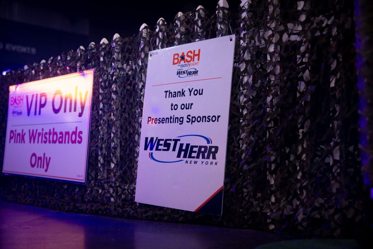 WestHerr's tweet image. We had a wonderful time as the Presenting Sponsor of this year&apos;s 
@mercyflightwny BASH! Thank you to everyone who came out to support this wonderful event &amp;amp; important cause 🚁🎆🎉 #WestHerrCares #PartyWithAPurpose