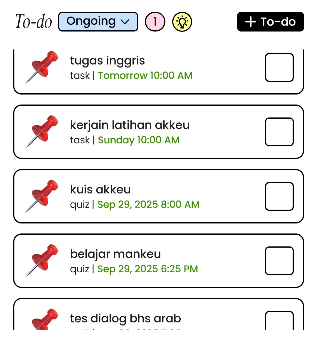 udh siap dibantai hectic week before uts