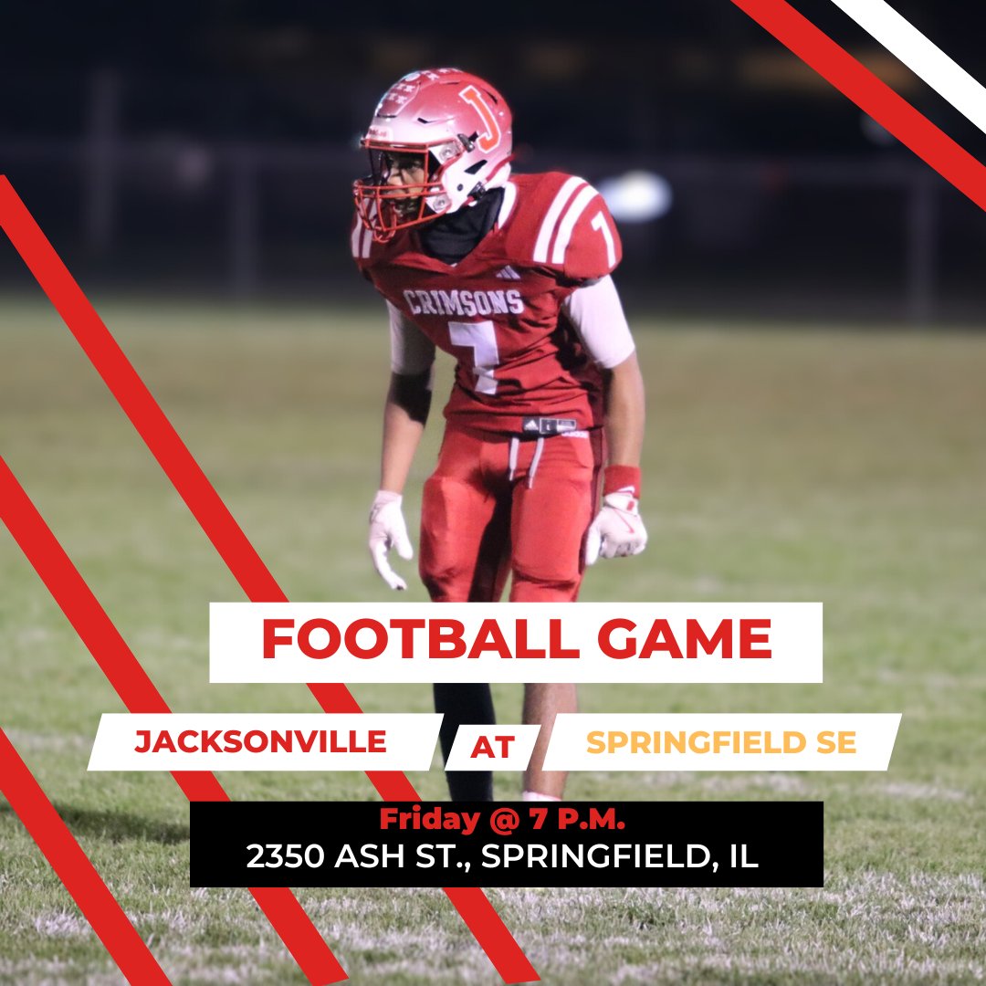🚨 ITS GAMEDAY!!!!
🆚Southeast High School
⌛️@ 7pm
🏟️Springfield Southeast High School
#JHSCrimsons #CrimsonNation