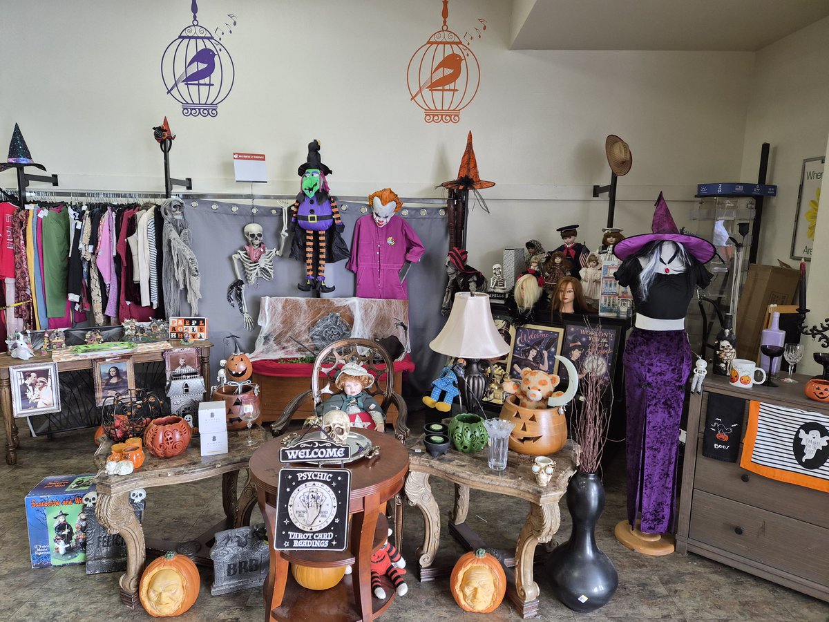 ThinkGoodwill's tweet image. 🎃👻 Our Halloween Boo-tiques Are Here – And They're OPEN! 👻🎃

📍 Find your nearest Goodwill SOLAC retail store bootique at thinkgood.org/shop

#HalloweenBootique #DIYCostumes #ShopGoodwill #SpookySeason #GoodwillSOLAC