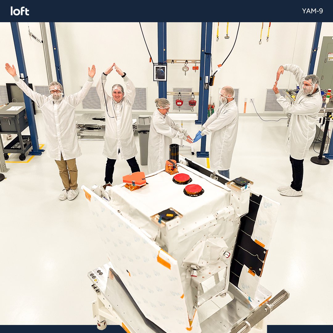Loft (@loftorbital) on Twitter photo It's time. Yet Another Mission is ready to ship to launch site! 🚀 The YAM-9 rideshare mission is carrying a variety of payloads to test new on-orbit capabilities and use cases. A big thanks to our dedicated team that made this possible.
Stay tuned for more launch updates. It's time. Yet Another Mission is ready to ship to launch site! 🚀 The YAM-9 rideshare mission is carrying a variety of payloads to test new on-orbit capabilities and use cases. A big thanks to our dedicated team that made this possible.
Stay tuned for more launch updates.