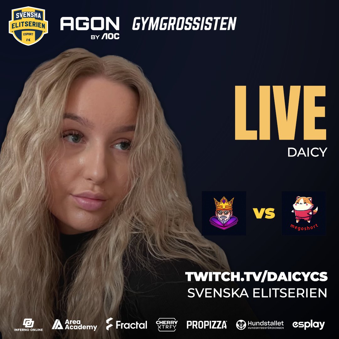 SECSGO's tweet photo. Idag är det ingen mindre än @daicycs som kommer va med oss under matchen mellan @CSKejsaren och @megoshort 🙌 https://t.co/OsstCjLbNG