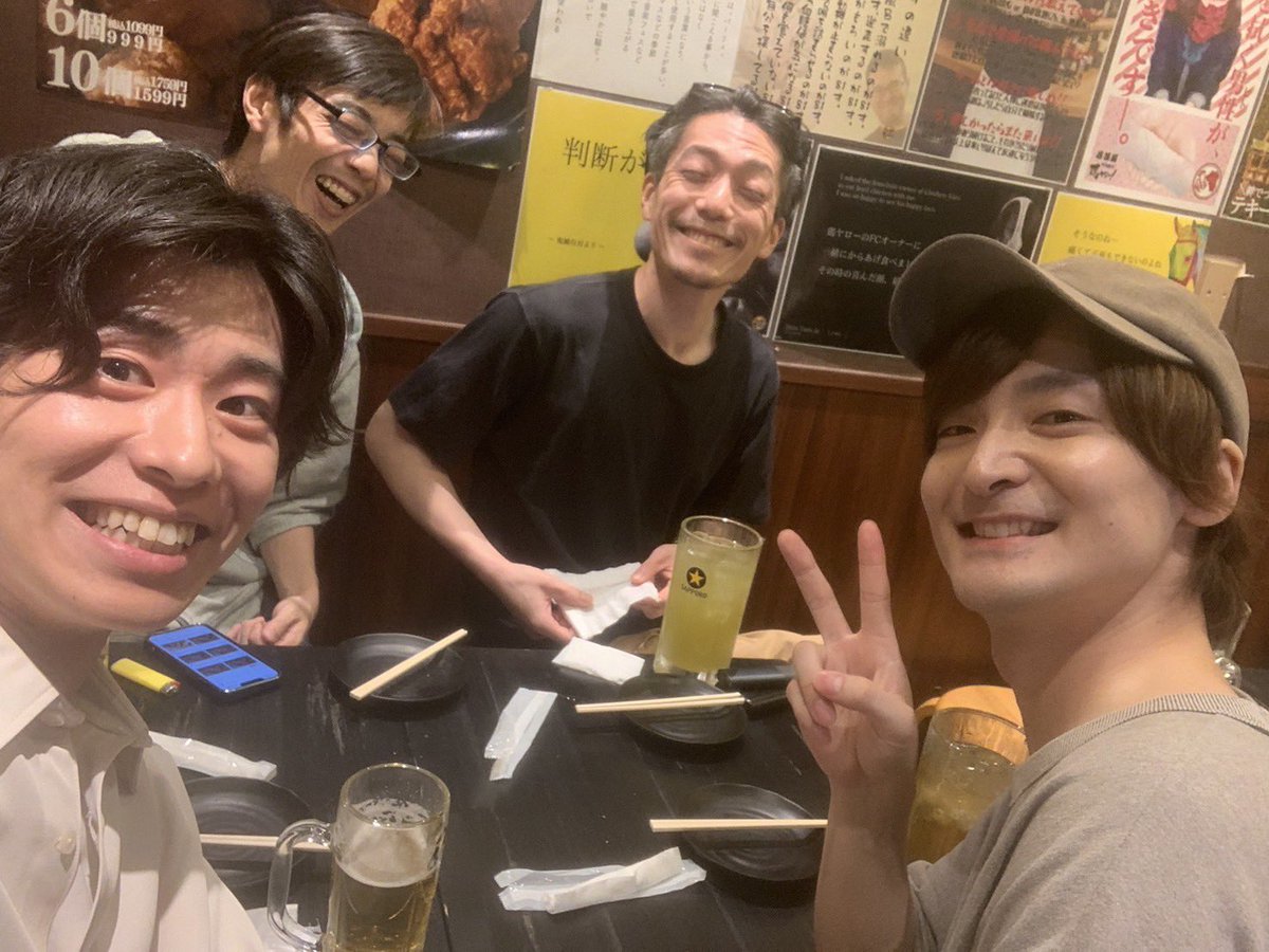 #糠に釘
本日もご来場ありがとうございました！

明日は少し時間変わりまして
14時開演〜/Bチーム
18時開演〜/Aチーム
です！
お待ちしてます！

奥山さんとりきさん！
かいじさん！もっちー！
仲間！嬉しい！ありがとうございました！