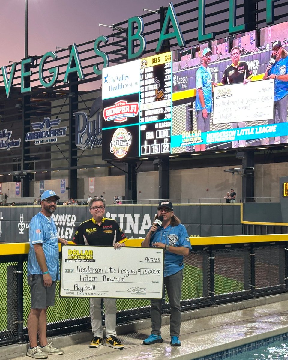 From the stands to the field, we're cheering for our local community! 🤝We are honored to continue our support to the future of Henderson Little League! ⚾🧢