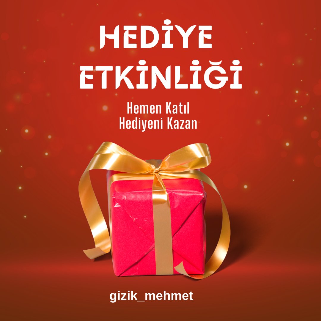 Hediye Etkinliği 🎉

Katılmak için:

 • Bu Tweet’i beğen ❤️ ve RT yap 🔁
 • Bir arkadaşını etiketle 👥

Kazanan bir kişiden IBAN isteyeceğim💸

📅 Sonuçlar 1 Ekim çarşamba açıklanır

Bol şanslar 🍀

#Bitcoin #giveaway