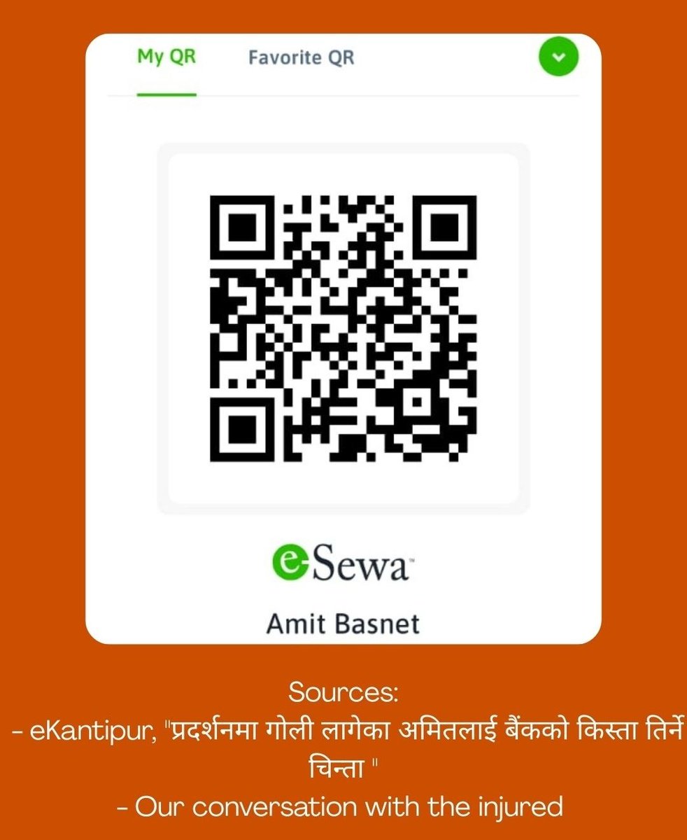 sassynaagin's tweet image. On 9/9/2025, during day 2 of the Gen Z protest, Amit Basnet was shot by police below the stomach. The injury has left his left leg immobile and caused severe damage to his genital area.

Support with whatever amount you can.

-victimsupportnetworknepal on ig