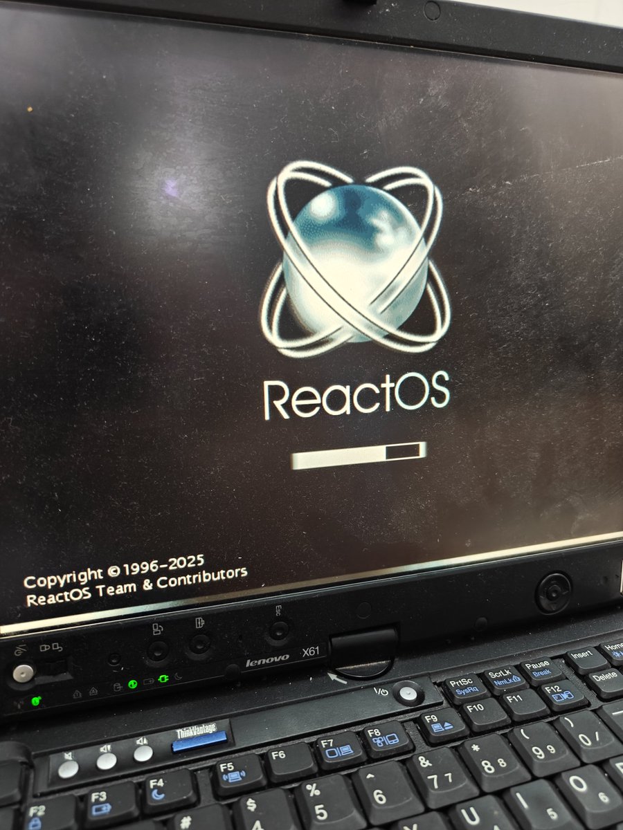 9_bakabaka's tweet image. Install the ReactOS on My Thinkpad x61t
Work: TrackPoint / Bluetooth / Keyboard / USB
Not Work: Ethernet Network Card / WLAN Network Card / ...some ACPI Devices
#ReactOS
@reactos