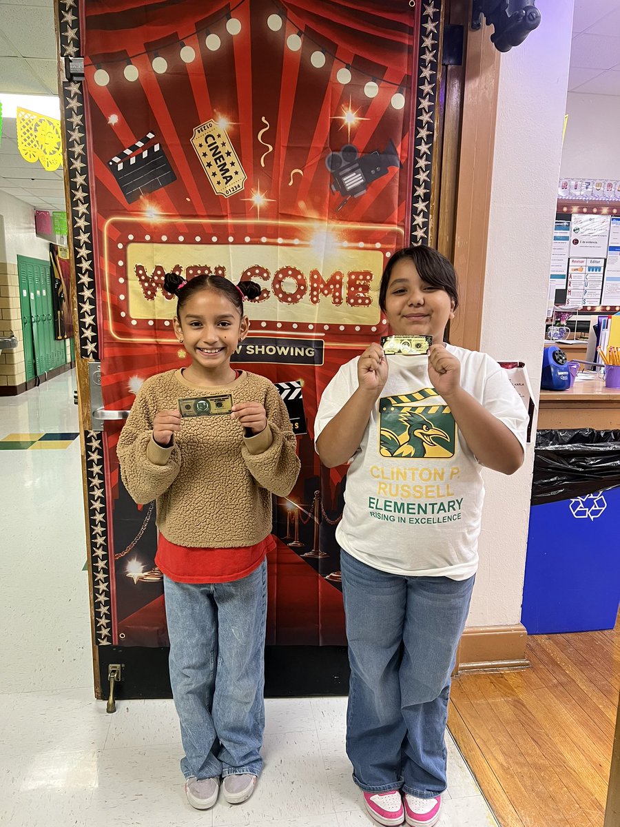 Congratulations to my first Russell Bucks recipients! 🎉
💵 1 Russell Buck for great note-taking and accurately recalling comma usage.  
💵5 Russell Bucks for scoring 100% on their informative ECR!  

#Proudteacher #FridayFeeling