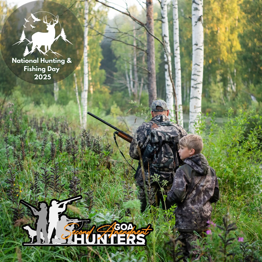 2AHunters's tweet photo. September 27 is National Hunting and Fishing Day. GOA believes "the Second Amendment isn't about hunting, but hunters should be about the Second Amendment." Join us in protecting the Second Amendment and American hunting traditions.
Drop a 💯 if you’re proud to hunt with purpose. https://t.co/JeZG1Euozr