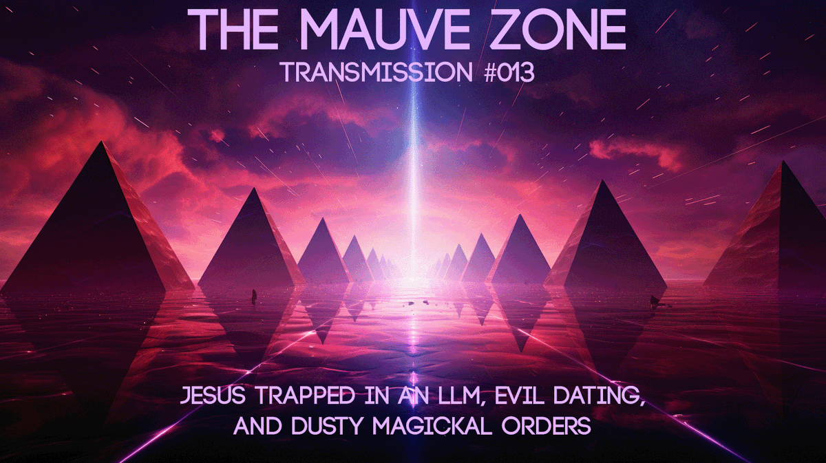 ...Mauve Zone signal re-established...connecting...
youtu.be/N0EG3hmwwtM