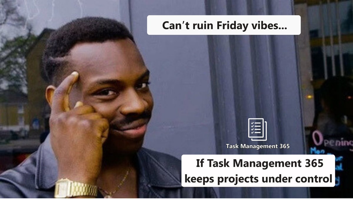 cubiclogics's tweet image. 𝐓𝐡𝐢𝐧𝐤 𝐚𝐡𝐞𝐚𝐝, 𝐯𝐢𝐛𝐞 𝐡𝐚𝐫𝐝𝐞𝐫💡

Why scramble on a Friday when your tasks have been handled like a pro all week?🙌

Master your to-dos = protect your weekend vibe🤗

apps365.com/microsoft-task…

#taskmanagement #funfriday #rollsafe #viralmeme #memepost #memeoftheday