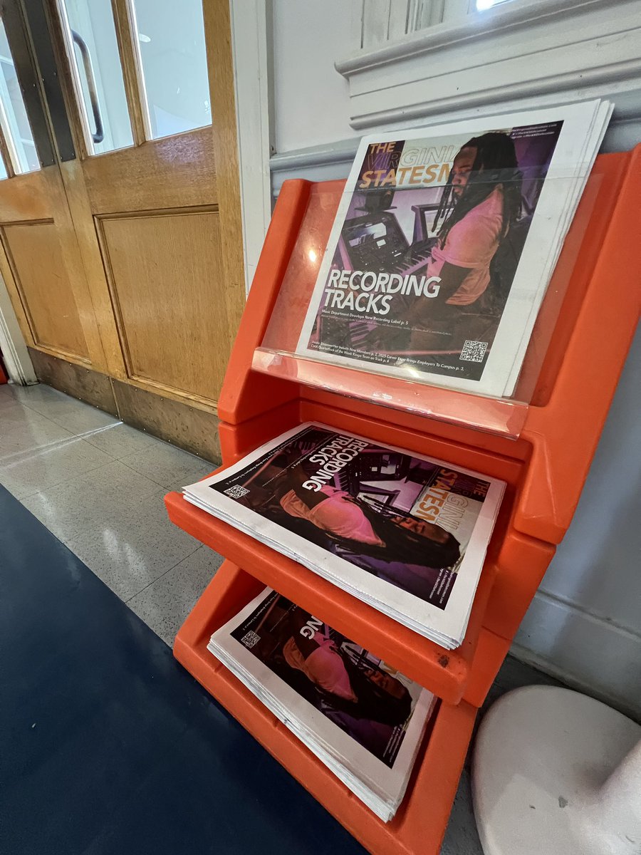 TheVAStatesman's tweet image. It's the first #paperday of the semester! Find copies all over campus at Foster, the MPC, Gateway, Johnston Memorial Library, the bookstore, and all of the usual spots. Don't forget you can also check out the stories at thevirginiastatesman.com