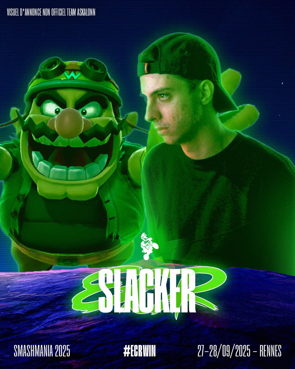 C’est demain !!! Retrouvez <a href="/Slackosaure/">3NZO</a> à la smashmania by <a href="/TeamAskalonn/">Team Askalonn</a> , prêt à peter de partout sur ses adversaires XDDD

Aller slacker !!!! Wah wah wah mdrrr j’ai pas d’inspi désolé #ECRWIN #ONTAIMEENZOPTN

MERCI <a href="/Assan_tqt/">ΛssΛn</a> pour le graph comme d’hab 🫶🏻🫶🏻🫶🏻🥰🥰🥰🥰🥰