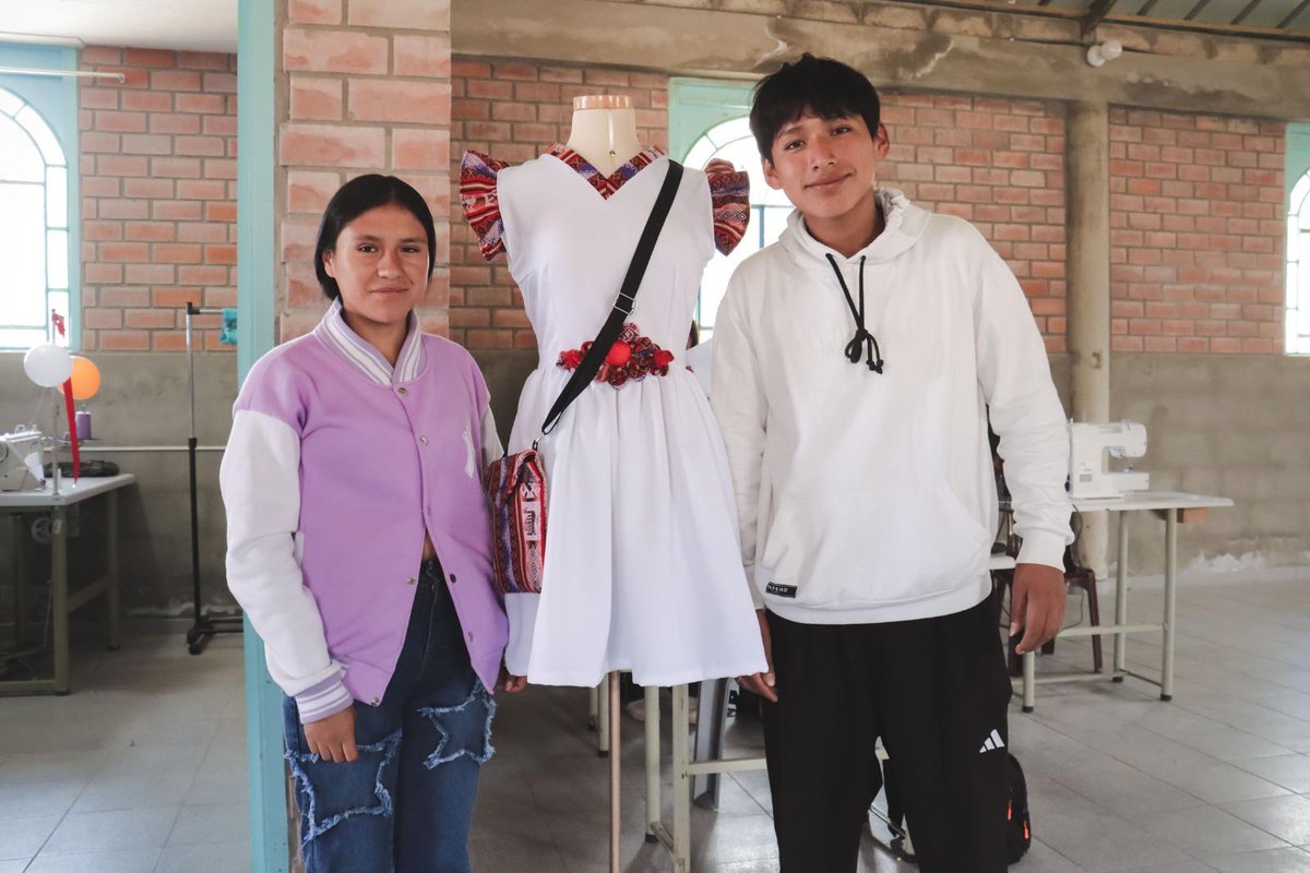 #HUÁNUCO | Inauguramos laboratorios de innovación en Panadería, Pastelería y Costura, donde la creatividad se convierte en oportunidades de aprendizaje y emprendimiento.

Celebramos junto a nuestros socios locales que ahora las comunidades cuentan con más oportunidades.