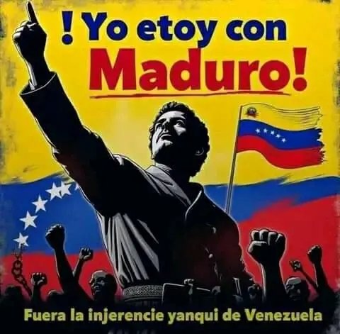 #CubaConVenezuela
Con su pueblo y su Presidente.. <a href="/NicolasMaduro/">Nicolás Maduro</a>