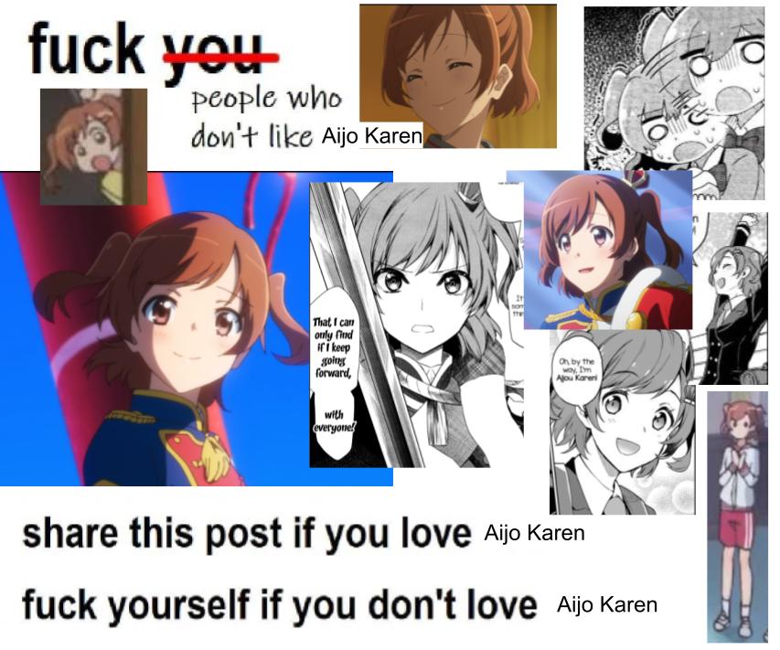 aragamikoto's tweet image. its karens birthday which means i have to post this again