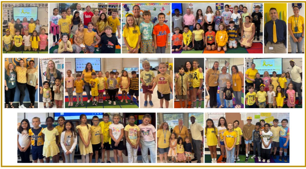 PDS goes GOLD for Pediatric Cancer Awareness!