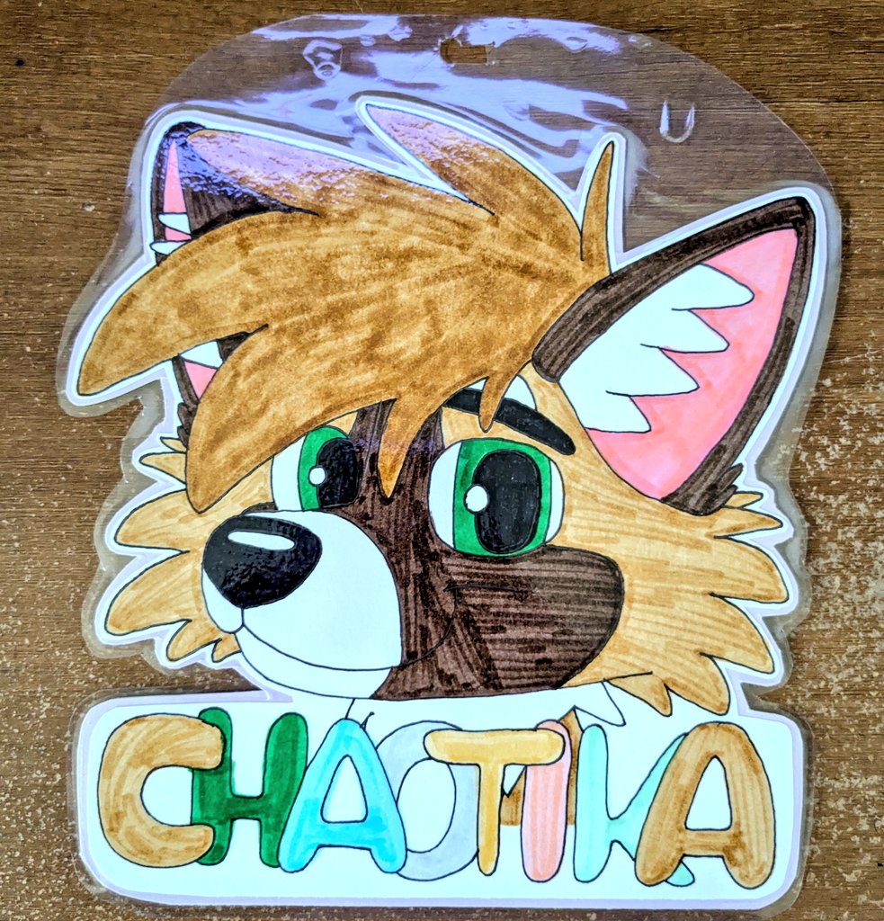 <a href="/borkehlicious/">Chaokita 🔜 AFC</a> Heya! Happy Friday!! 😄👋 Awwwww I really like your fursuit! It looks super adorable!! 🤩🤩🤩
Plus, I made a badge for you! 😄😄