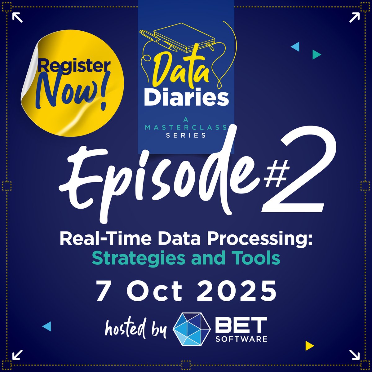 SoftwareBet's tweet image. ⏳ Still time to register! 

BET Masterclass Ep. 2: Real-time data, schema hacks &amp;amp; live demos. 

Join us 👉 betsoftware.com/bet-masterclass 

#BETSoftware #BETMasterclass