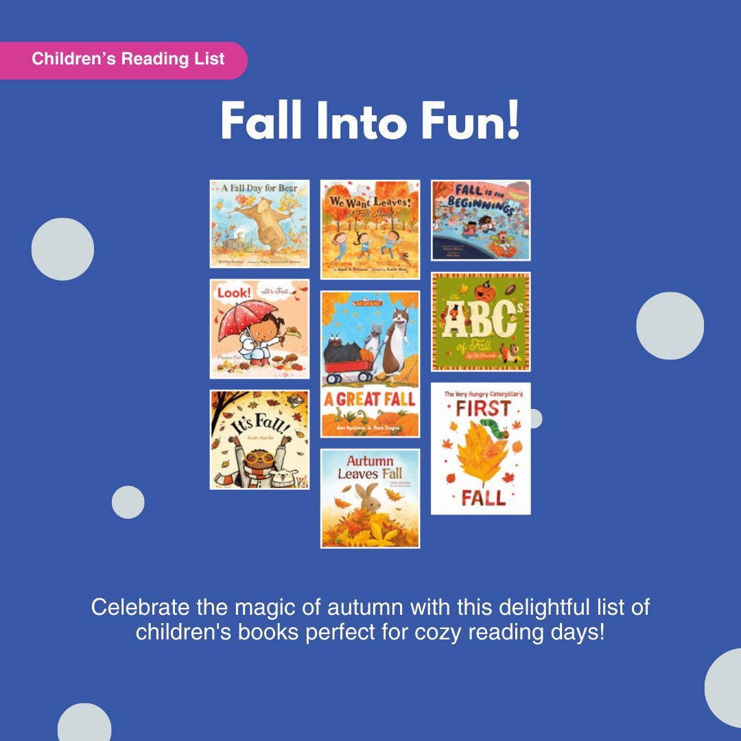 Crisp leaves, cozy reads, and autumn adventures 🍂📚 Discover children’s books that capture the magic of fall! 

🔗Discover the full list: pickeringlibrary.ca